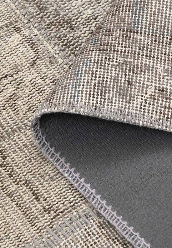 Безворсовый ковер-пэчворк ручной работы 024-Dark Brown