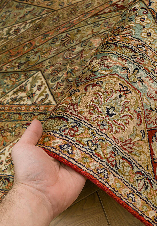 Шелковый ковер ручной работы IIST-GIJ52EECN Gumband