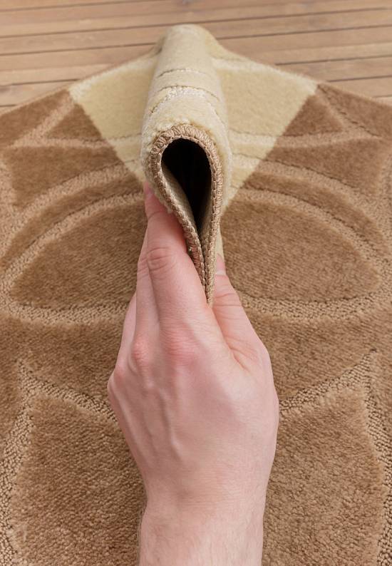 Бежевый коврик для ванной Erdek 2546 Light Brown