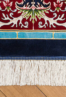 фрагмент ковра Ottoman Silk Kashi-Dark Blue