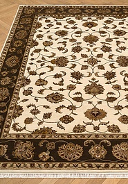 ковер в перспективе против ворса Kashan gold 10/10 AM-101-2-Ivory/Brown