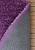 Мягкий ковер с длинным ворсом 9515-violet