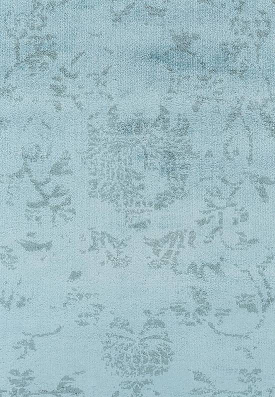 Неоклассический вискозный ковер из Турции MG165-Turquoise