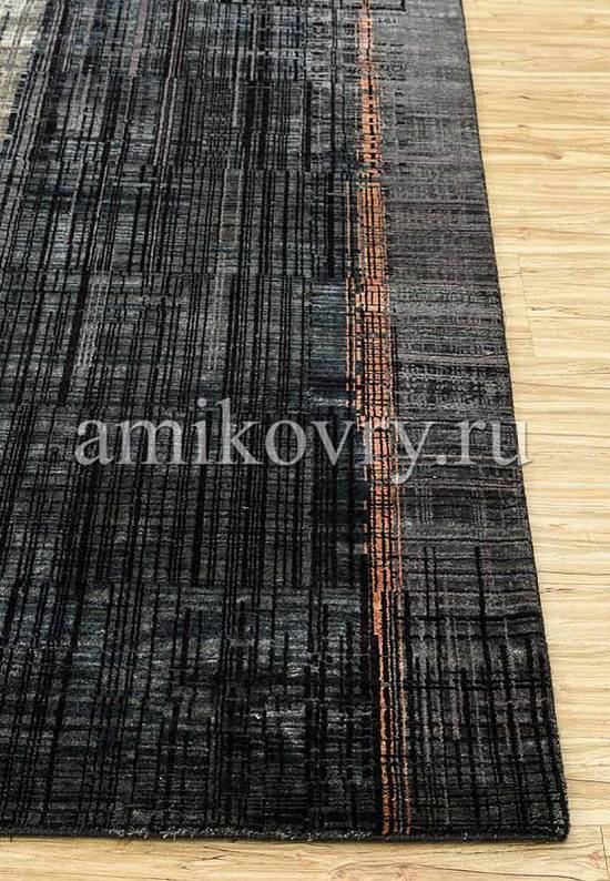 Элитный ковер ручной работы 11/11-RWB SRB-701-Caviar/Light Rust
