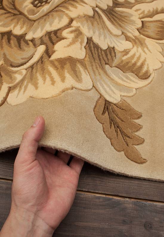 Шерстяной ковер ZY0636MB-beige/grey