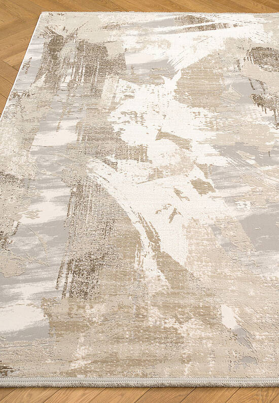 Современный турецкий ковер PDN 06 Beige Grey