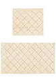 Комплект ковриков для ванной Confetti Bath Cotton Uni 17714 1640 Naturel-Ecru