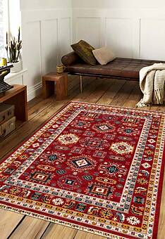 ковер в интерьере Harem HRM 01 Red