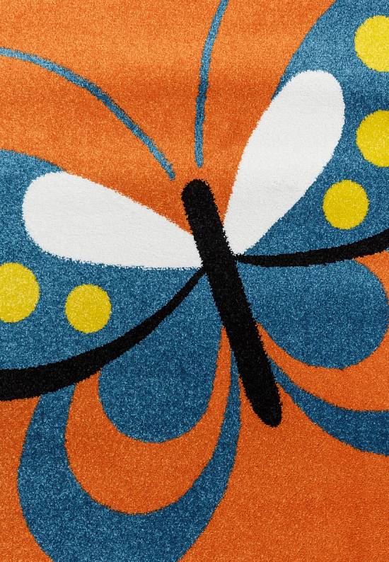 Недорогой синтетический ковер 772-Orange