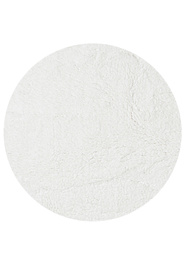 дизайн коврика для ванной Confetti Bath Cotton Organic Soft Light 1601 White круг