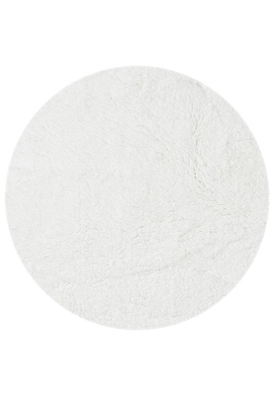 Белый коврик для ванной Organic Soft Light 1601 White
