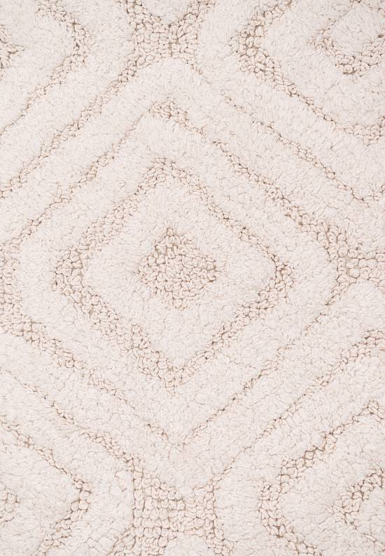 Бежевый коврик для ванной из хлопка Camella-Beige