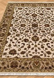 ковер в перспективе против ворса Kashan gold 10/10 SC-733-8-Ivory/Camel