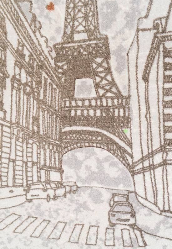 Детский ковер с ворсом Paris Street 01 Grey