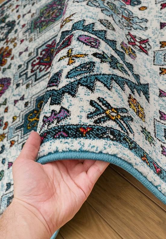 Недорогой синтетический ковер C069-Multicolor