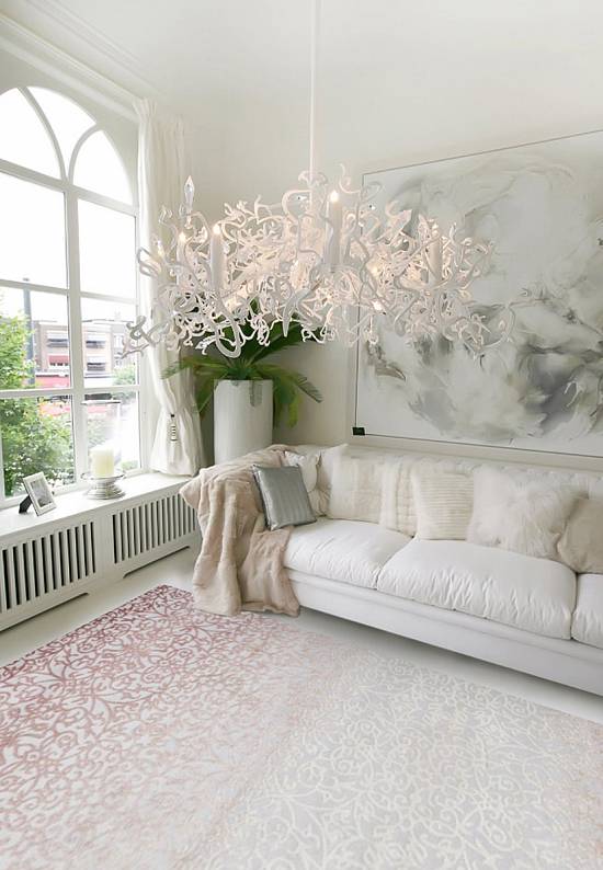 Турецкий синтетический ковер 12433-Cream-1