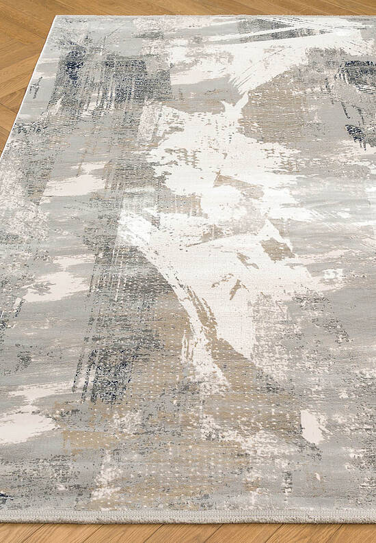 Современный турецкий ковер PDN 06 Grey Navy
