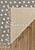 Безворсовый ковер ручной работы JC International JHC-01 grey-white multi stars