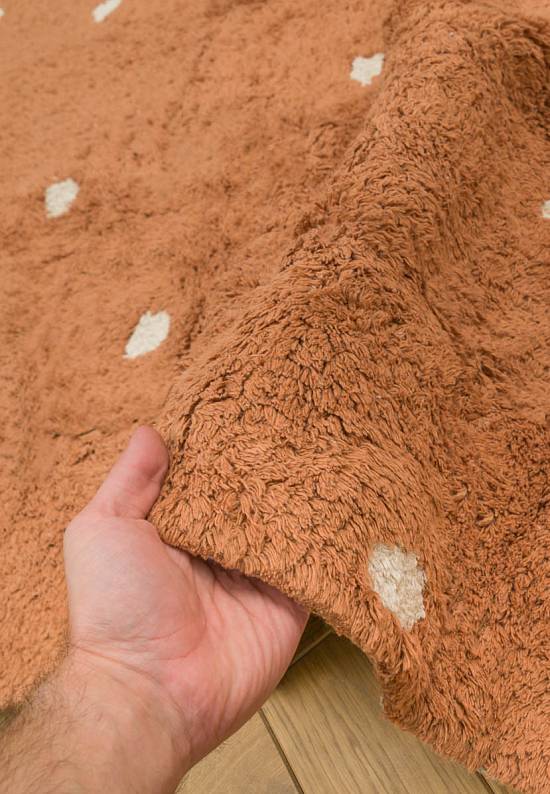 Детский стираемый ковер Dot Chestnut