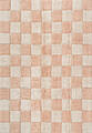 Ковер ручной работы Lorena Canals Cotton Chess Pink