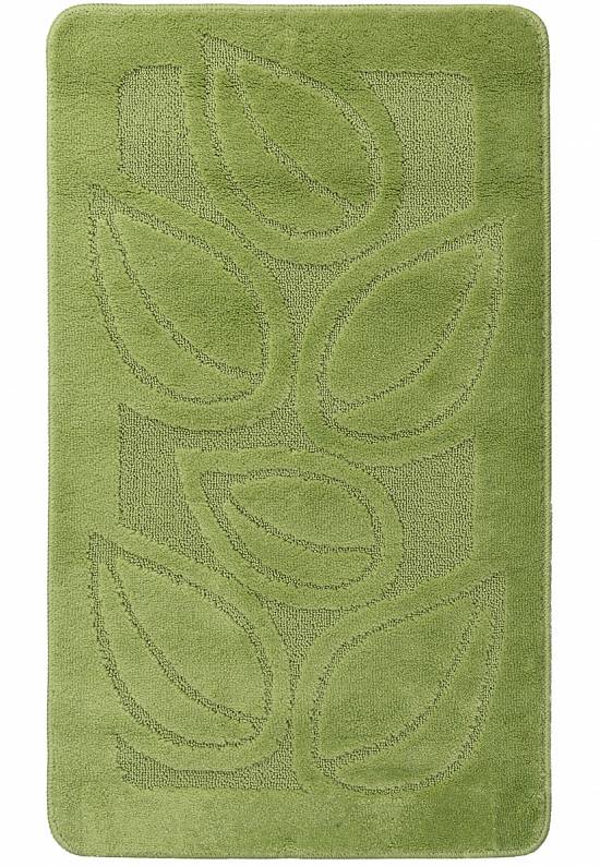 Зеленый коврик для ванной Flora 2510 Green