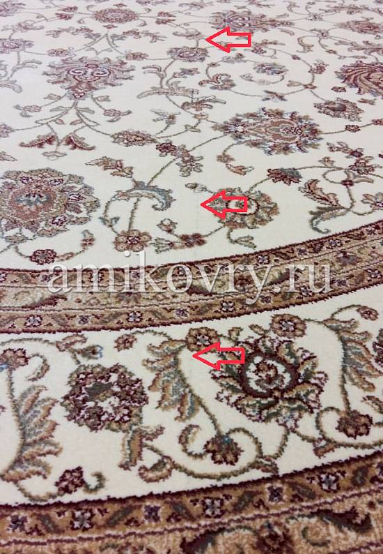 Высокоплотный ковер из вискозы 2M023-Ivory discount4
