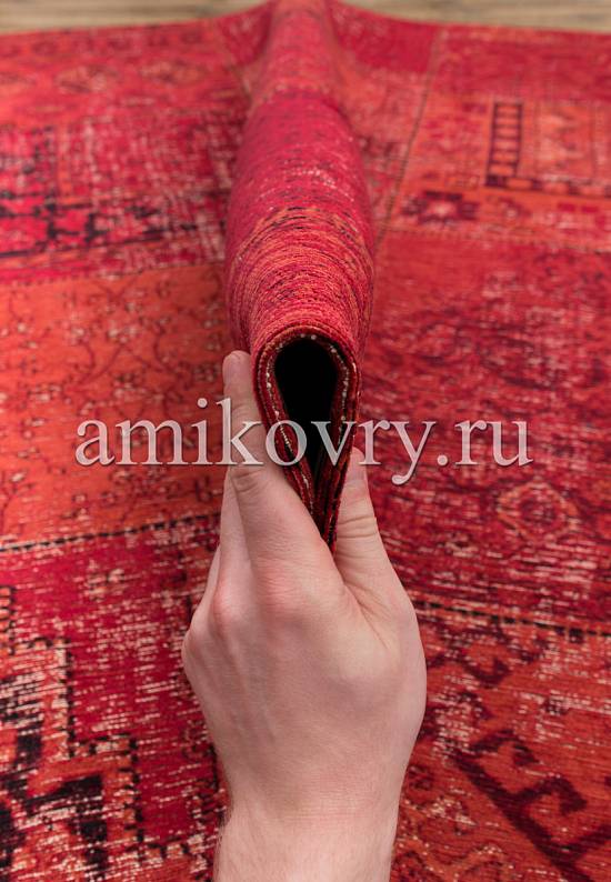 Безворсовый хлопковый ковер из Бельгии Farrago-8782