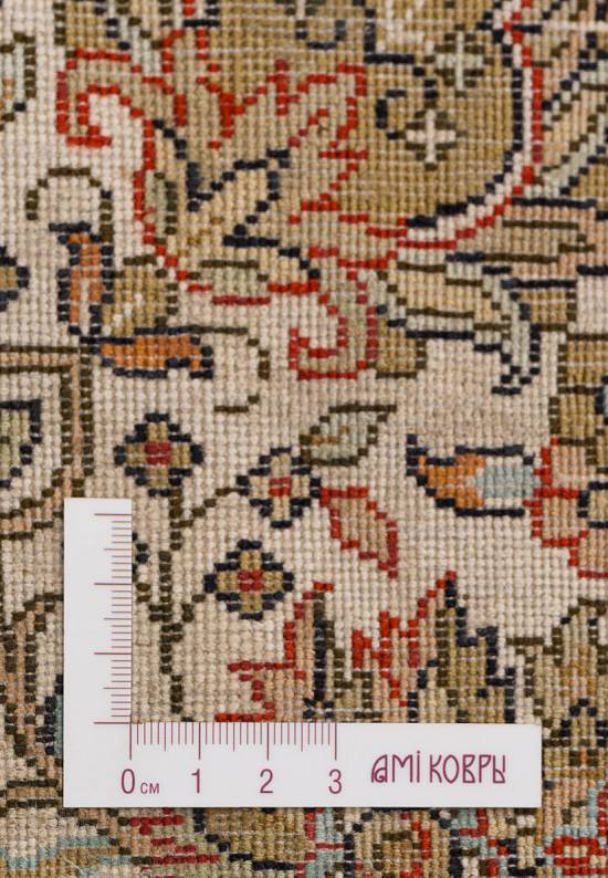 Шелковый ковер ручной работы из Индии 231488-Afshar red/beige