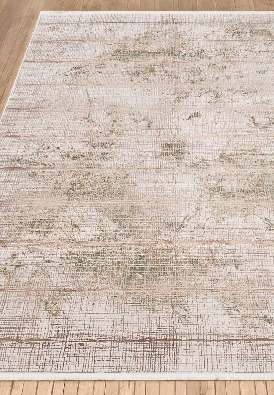 Современный ковер из вискозы 19153-070 Beige