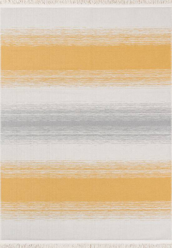 Двусторонний ковер из хлопка ARC 03 Grey Yellow