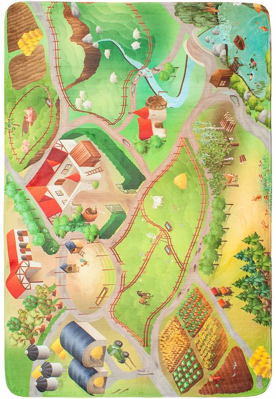 Детский мягкий игровой коврик Ferme