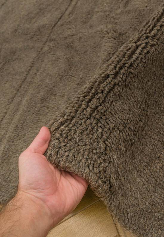Шерстяной стираемый ковер Steppe Sheep Brown