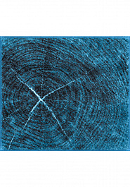 дизайн коврика для ванной Confetti Bath Bella Timber 01 Blue квадрат
