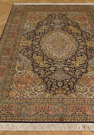 ковер в перспективе против ворса Cashmir IIST-GI9KK292Z Kashan Blue