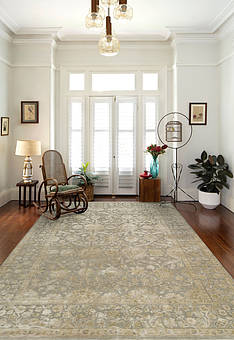 Ковер ручной работы Kashan gold Grey Ashwood