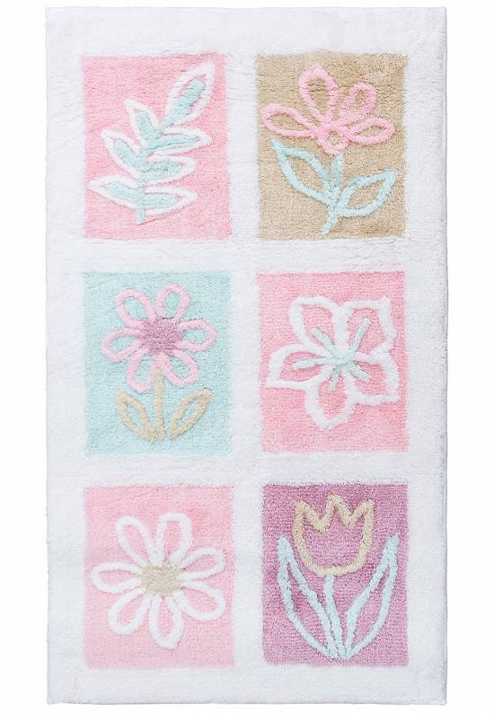 Розовый коврик для ванной Samyeli 807 Pastel Pink