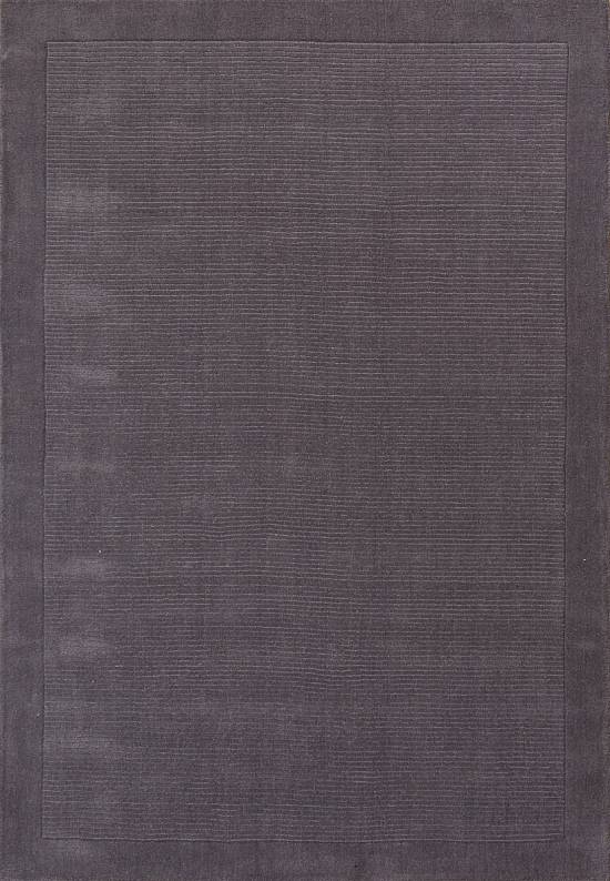 Однотонный шерстяной ковер Grey