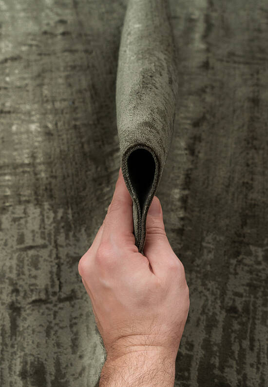 Винтажный ковер из полиэстера TOR 05 Green