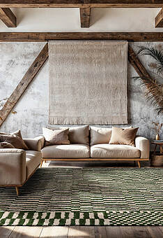 ковер в интерьере Temper LT6084-L413