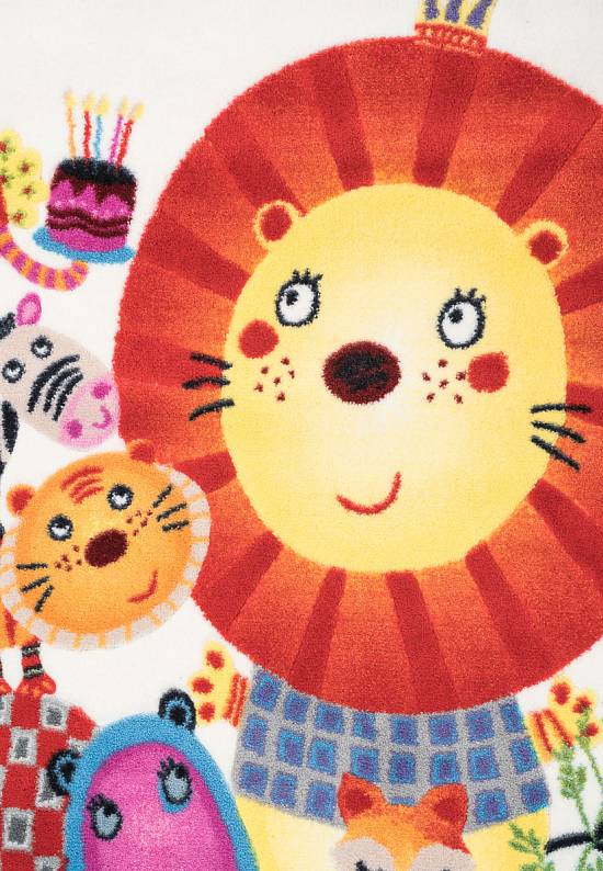 Детский ковер с ворсом Lion King 01 Orange