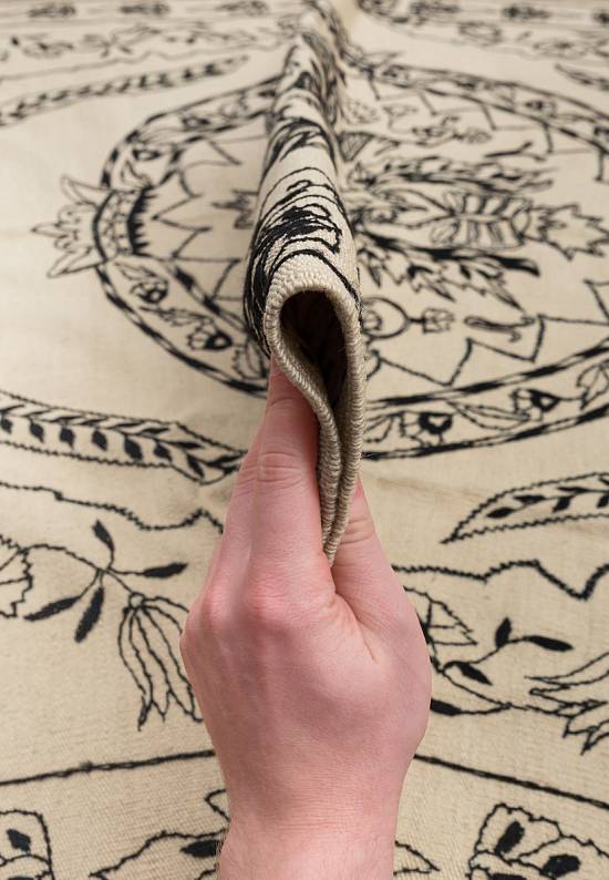Элитный ковер ручной работы Kilim Addis Ababa Black