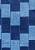 Комплект ковриков для ванной и туалета Bornova 2582 Dark Blue BQF