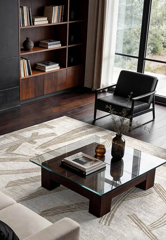 Безворсовый ковер из полиэстера LR6251-L430 outdoor