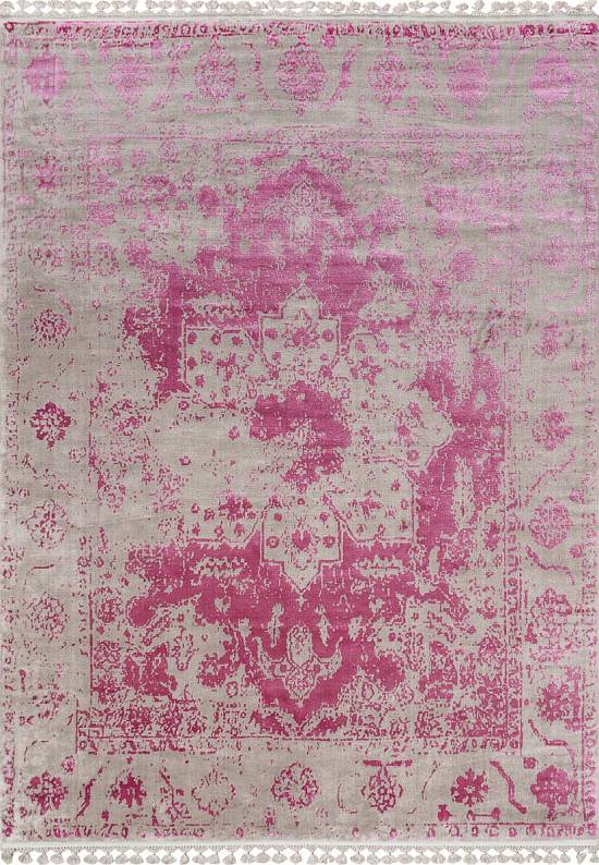 Классический вискозный ковер 12 Grey Fuchsia