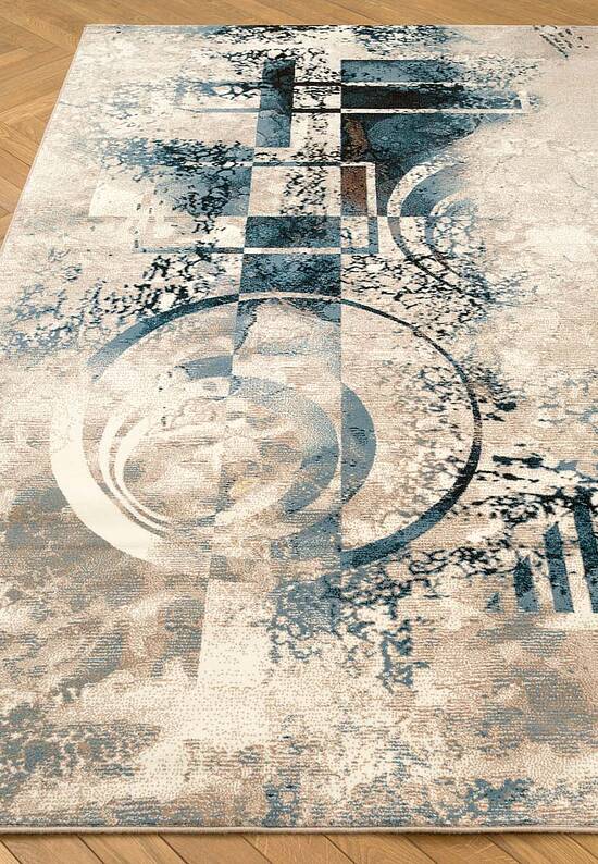 Современный шерстяной ковер EZ6248-E11