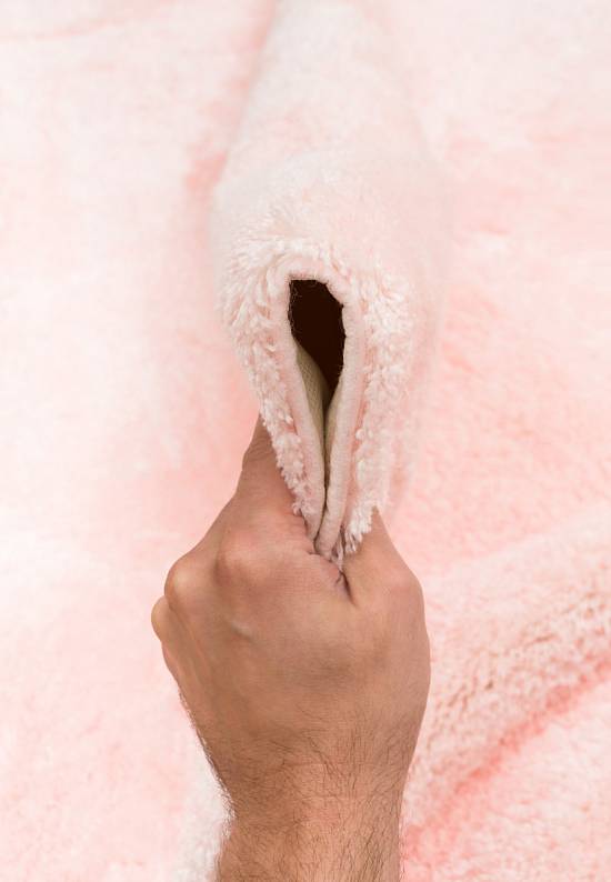Розовый мягкий коврик для ванной 3504 Pastel Pink