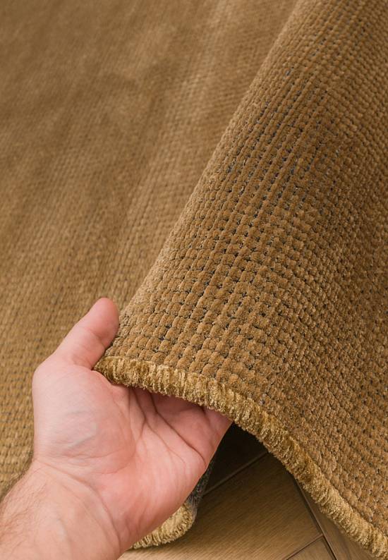 Безворсовый ковер из хлопка шенилл CPR 01 Beige