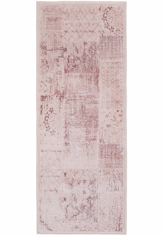 Турецкий ковер из хлопка и вискозы Patchwork Pembe