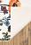 Цветочный коврик для ванной Cosmopolite 01 White