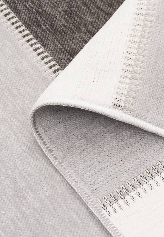 Двусторонний безворсовый ковер NK 08 Grey Antrasit
